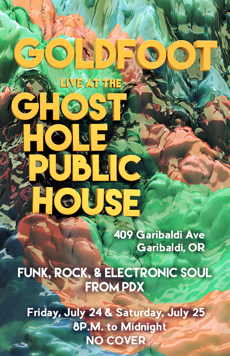 Concert poster for Goldfoot